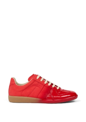 Maison Margiela Replica patent-leather sneakers - Red
