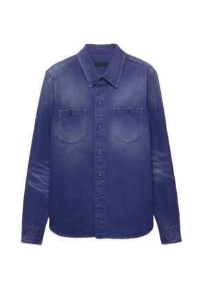Prada long-sleeve pocket shirt - Blue