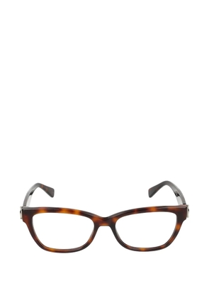 Longchamp rectangle-frame glasses - Brown