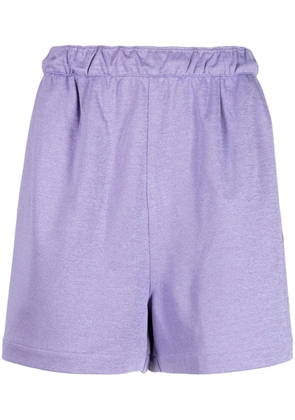 Off Duty Mot cotton deck shorts - Purple