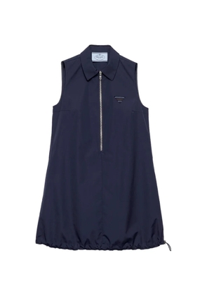 Prada poplin mini-dress - Blue