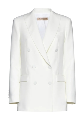 Blanca Vita double-breasted blazer - White