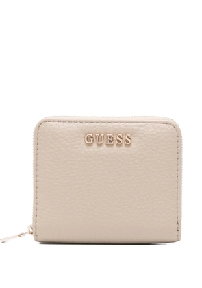 GUESS USA logo-plaque wallet - Neutrals
