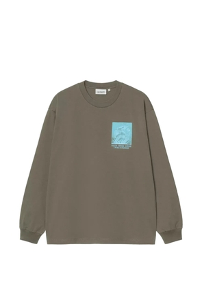 Carhartt WIP Emerge long-sleeve graphic T-shirt - Green
