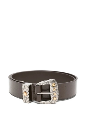 PINKO decorative-buckle belt - Brown