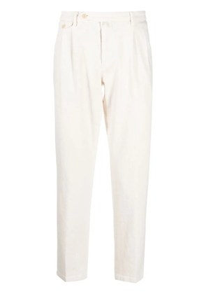 Briglia 1949 pleated tapered-leg jeans - Neutrals