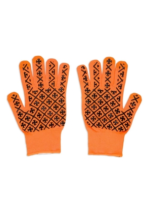 Chrome Hearts Checkmate Work gloves - Orange