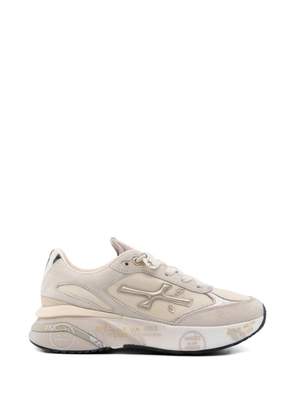 Premiata logo-pendant sneakers - Neutrals