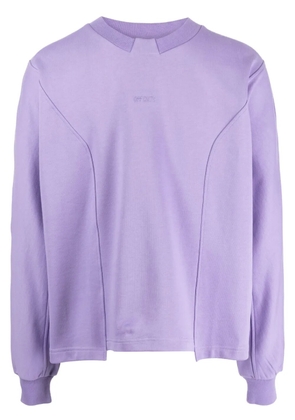 Off Duty Futur logo-embroidered cotton sweatshirt - Purple