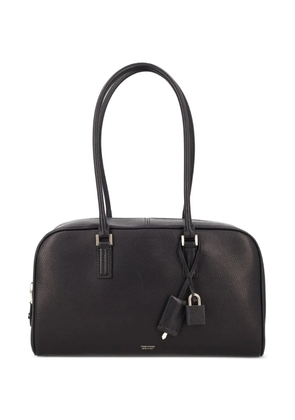 TOM FORD padlock leather tote bag - Black