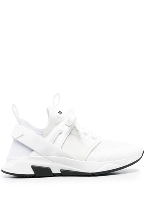 TOM FORD logo-print high-top sneakers - White