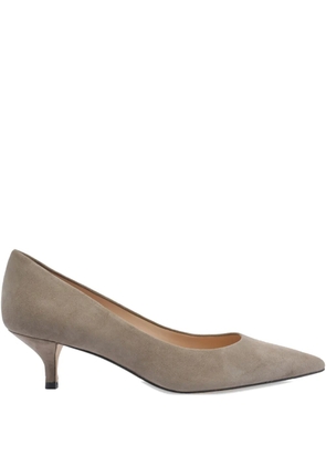 Stuart Weitzman 50mm leather heeled pumps - Neutrals