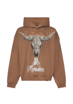 Represent British Cowboys cotton hoodie - Brown