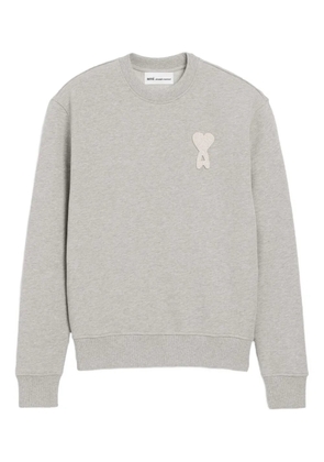 AMI Paris Ami De Coeur logo-patch sweatshirt - Grey