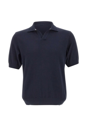 Paul & Shark open collar logo polo shirt - Blue