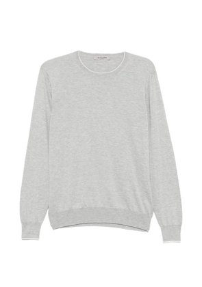 Fileria trimmed knitted sweater - Grey