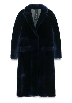 Blancha shearling coat - Blue