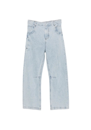 ENTIRE STUDIOS Gem logo-patch belt-loop jeans - Blue