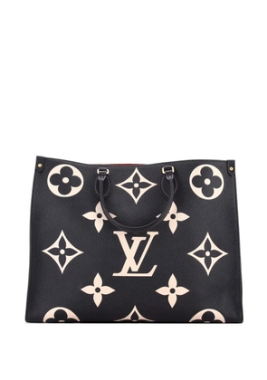 Louis Vuitton Pre-Owned OnTheGo Bicolor Monogram Empreinte Giant GM tote bag - Black