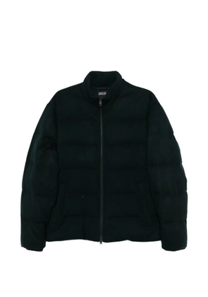 Zegna zip-fastening long-sleeve jacket - Green