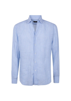 Barba striped shirt - Blue