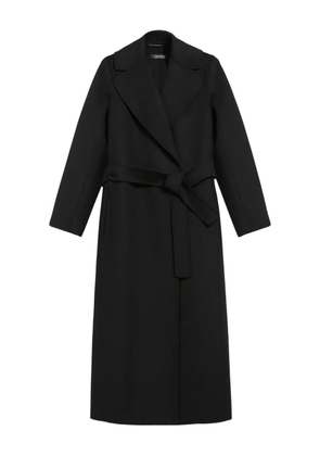 'S Max Mara belted wrap coat - Black