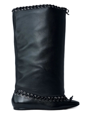 August Barron Level lace boot - Black