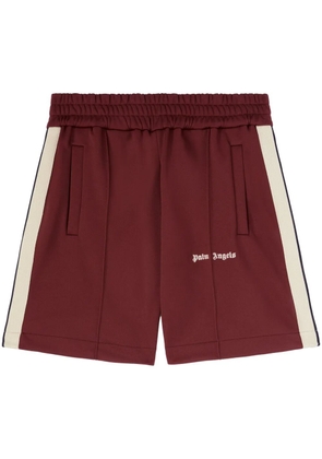 Palm Angels logo track shorts - Red
