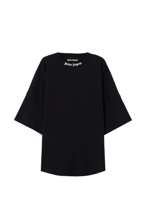 Palm Angels logo oversized T-shirt - Black