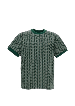 Lacoste geometric-print T-shirt - Green