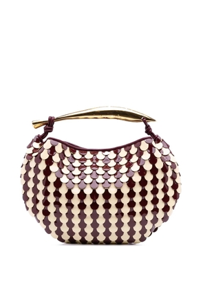 Bottega Veneta Pre-Owned 2012-2026 Patent Sardine Scale Bag hobo bag - Red