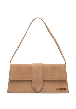 Jacquemus Pre-Owned 2019-2025 Suede Le Bambino Long shoulder bag - Brown