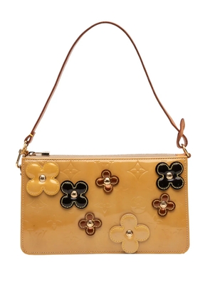 Louis Vuitton Pre-Owned 2001 Monogram Vernis Pochette Lexington Fleurs shoulder bag - Yellow