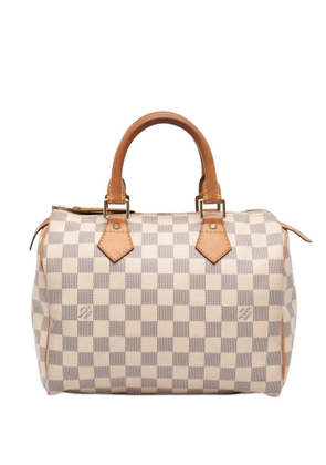 Louis Vuitton Pre-Owned 2013 Damier Azur Speedy 25 boston bag - White