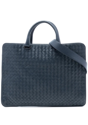 Bottega Veneta Pre-Owned 2012-2026 Nappa Intrecciato business bag - Blue