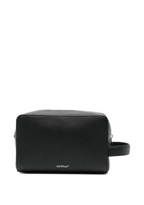 Off-White 3D Diag leather pouch bag - Black