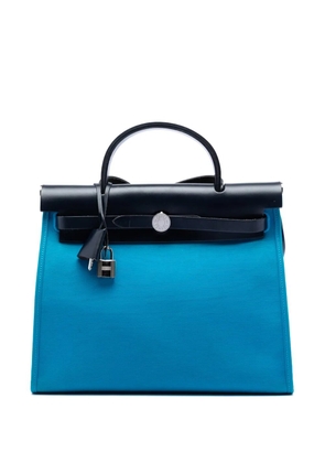 Hermès Pre-Owned 2017 Toile Herbag Zip 31 satchel - Blue