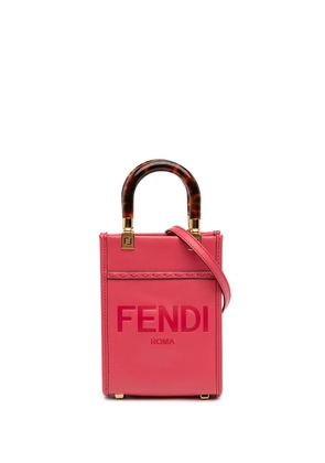 Fendi Pre-Owned 2010-2025 Mini Leather Sunshine Shopper Tote satchel - Pink