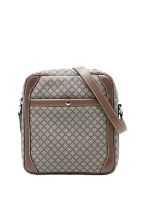 Gucci Pre-Owned 2016-2026 Diamante Coated Canvas Zip crossbody bag - Brown