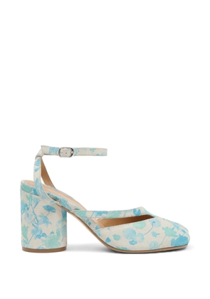 Maison Margiela Tabi floral print pumps - Neutrals
