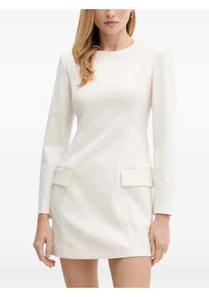 Armani Exchange patch pocket mini dress - White