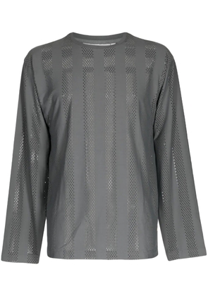 Off Duty Fike mesh-detail T-shirt - Grey