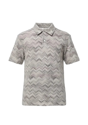 Missoni zigzag-pattern polo shirt - Neutrals