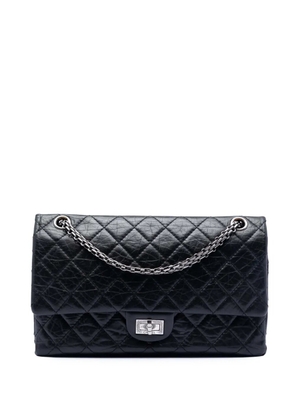 CHANEL Pre-Owned 2009-2010 Quilted Aged Calfskin Reissue 2.55 Double Flap 226 shoulder bag - Black