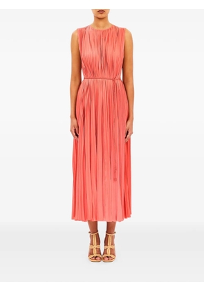 Ulla Johnson Fianna pleated midi dress - Orange