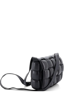Bottega Veneta Pre-Owned Cassette Padded Maxi Intrecciato Leather Small crossbody bag - Black