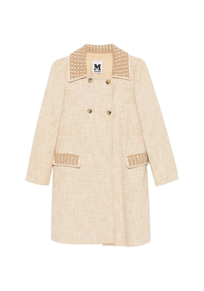 Missoni Pre-Owned 2010s cotton double-breasted coat - Neutrals