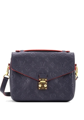 Louis Vuitton Pre-Owned Pochette Metis Monogram Empreinte Leather crossbody bag - Blue