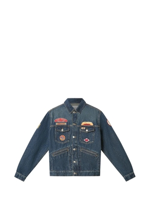 MARANT Jarvey embroidered denim jacket - Blue