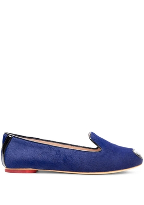 Hogan heart-detail ballet flats - Blue